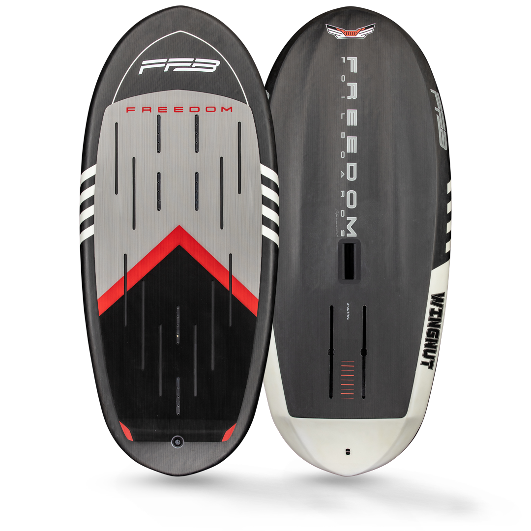 wingnut foil prone board the foilers club barcelona prone surf foil carbon wing freedom foilboards