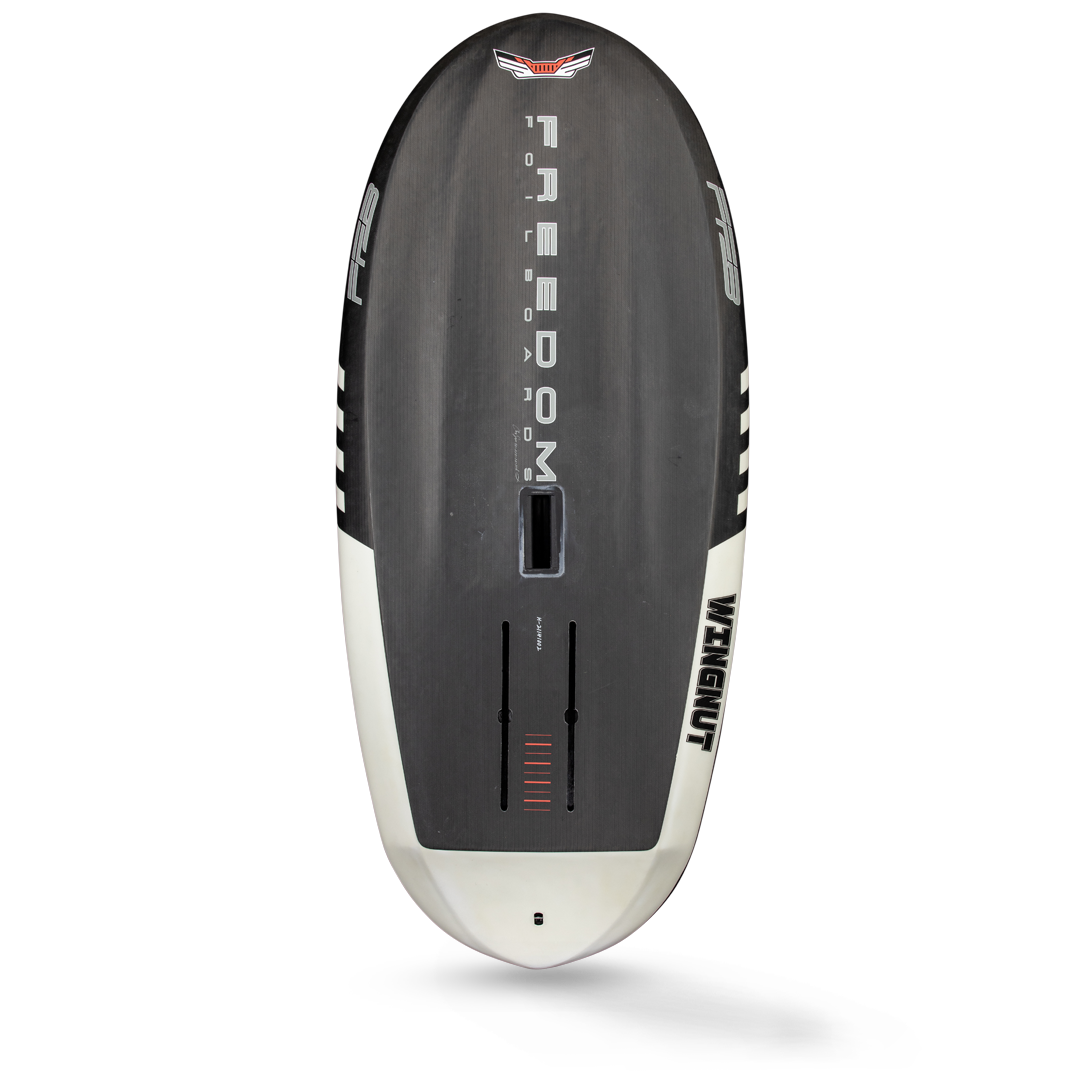 wingnut foil prone board the foilers club barcelona prone surf foil carbon wing freedom foilboards